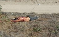 Ejecutado a machetazos; al parecer levantado ayer en Los Cabos