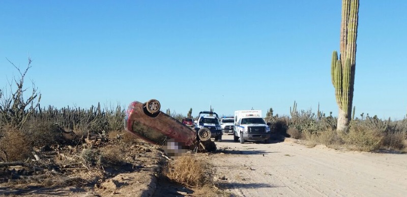 Murió en volcadura sobre una brecha