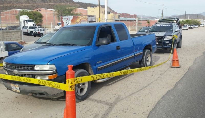 Interceptado conduciendo una camioneta robada