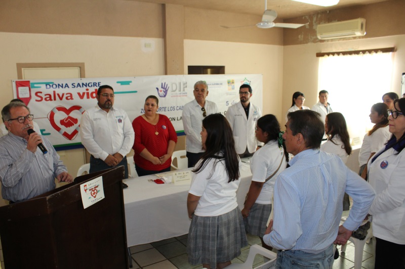 Realizan campaña de donación de sangre en La Ribera