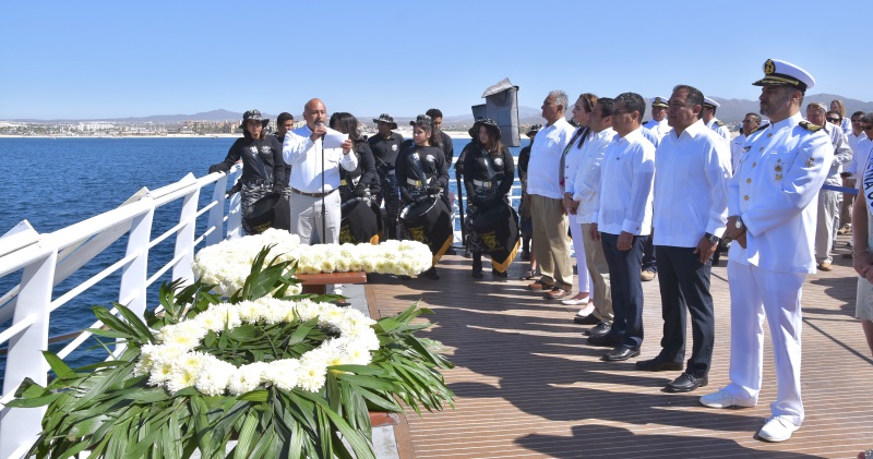 Conmemoran el Día de la Marina en Los Cabos