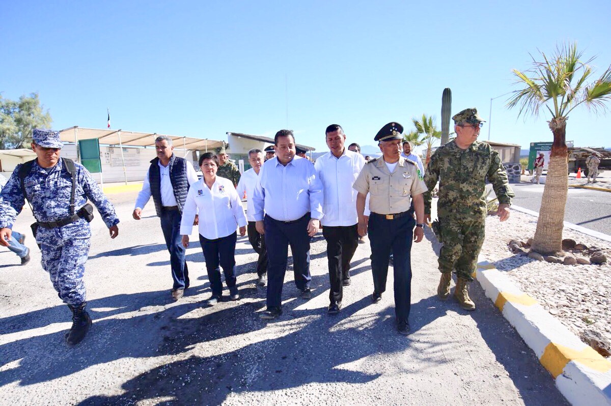 Inaugura Gobernador punto de revisión secundario en San Ignacio