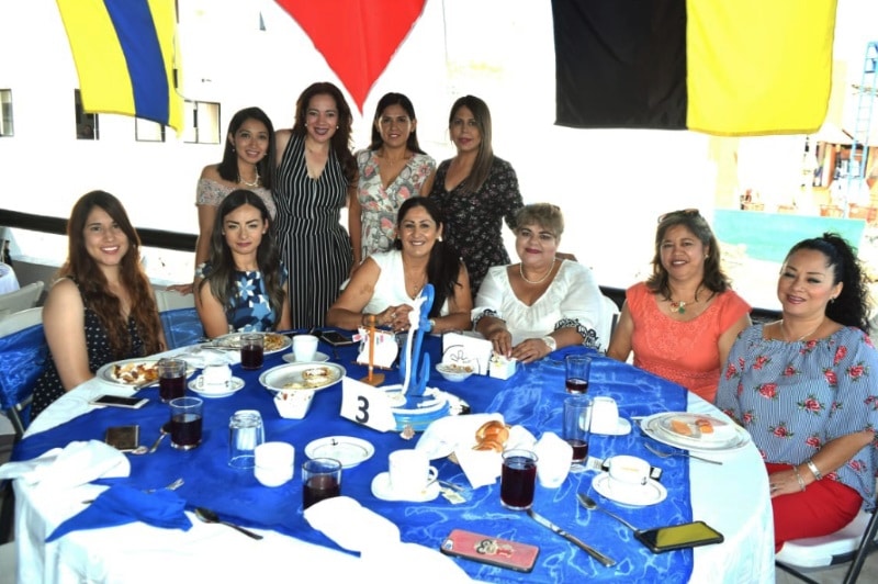 Celebran desayuno damas promotoras en el Sector Naval en CSL