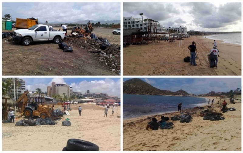ZOFEMAT inició limpieza de playas en Los Cabos