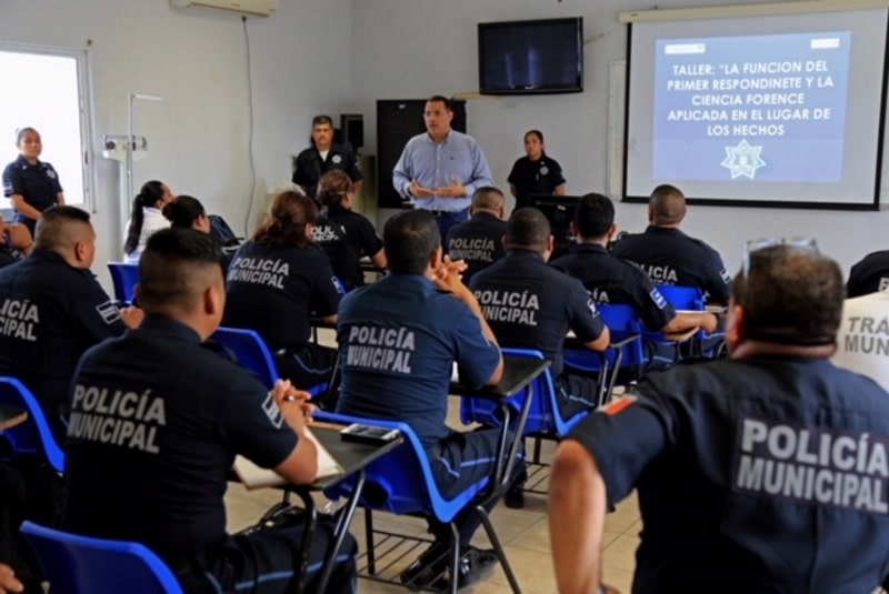 Inician policías curso de ciencia forense en Los Cabos