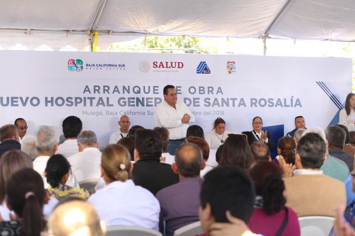 Pone en marcha CMD obras del nuevo hospital de Santa Rosalía