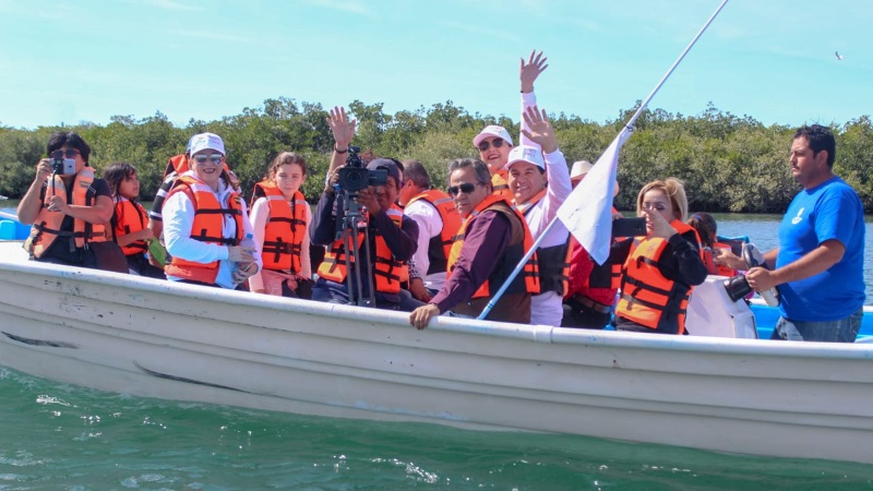 Con éxito se concreta el primer avistamiento de la ballena gris en Puerto Chale: RMA