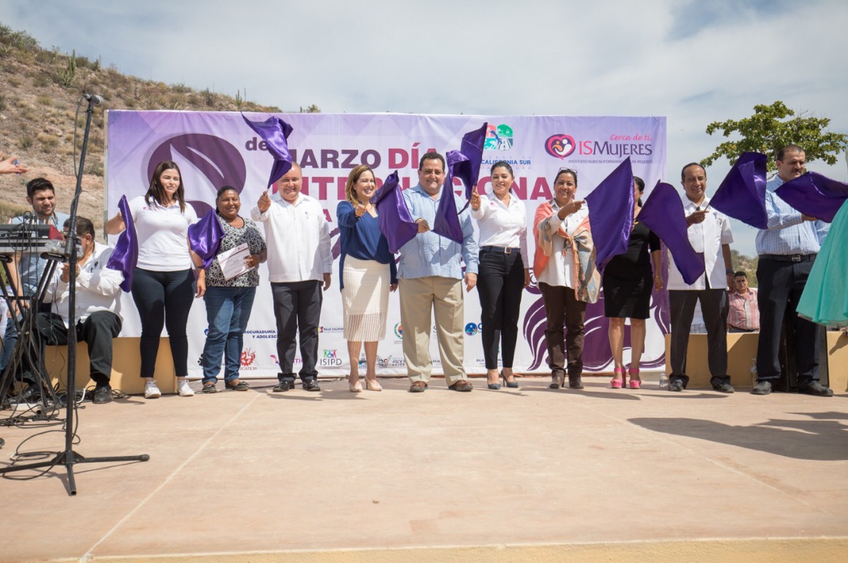 En el Día internacional de la mujer, reconoce gobernador su contribución al desarrollo de BCS