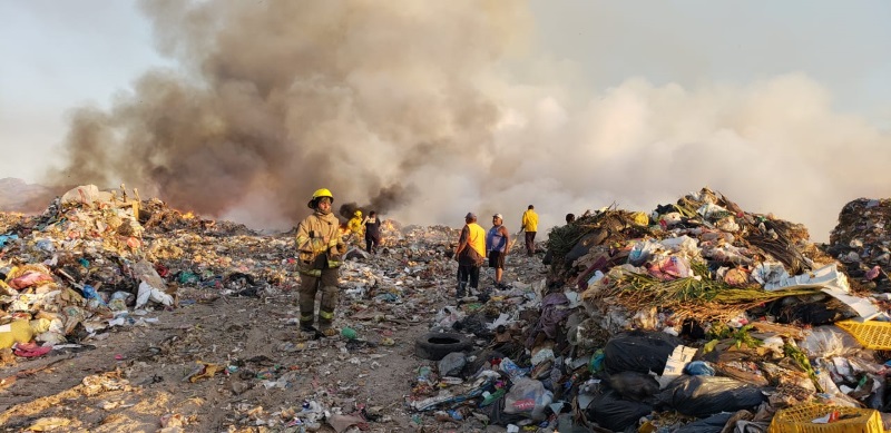 Exhortan al uso responsable de la basura para evitar incendios en La Paz