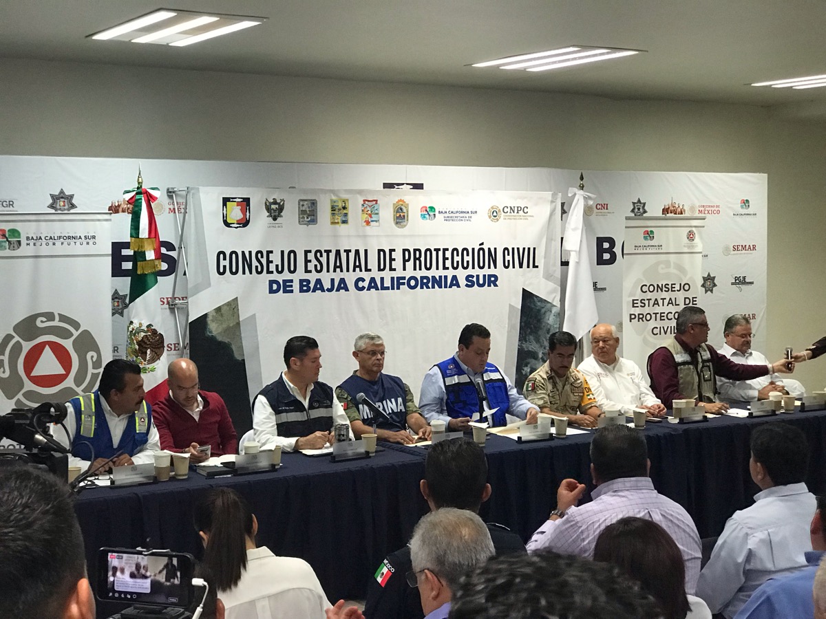 “Lorena” no es amenaza para BCS; deben evitarse riesgos innecesarios: CMD