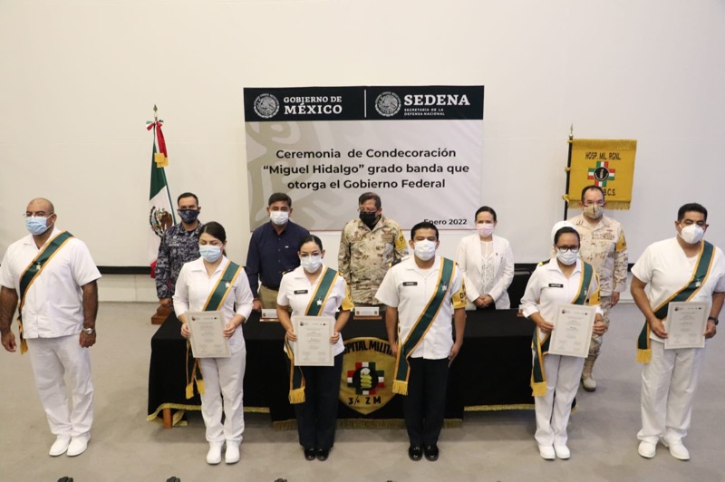 Otorgan condecoración “Miguel Hidalgo”, a personal de salud por su labor ante emergencia sanitaria