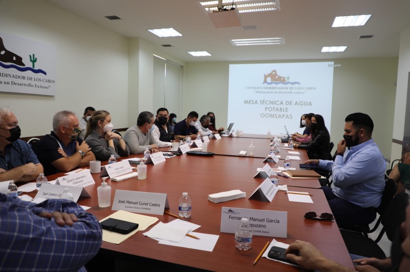 Presenta Oomsapas Los Cabos ante integrantes del Consejo Coordinador, los avances y metas en materia de agua potable