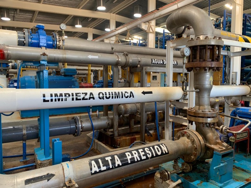 ¡Más agua para CSL!: autoridades reconocen la importancia del proceso al que es sometida el agua de mar para consumo humano