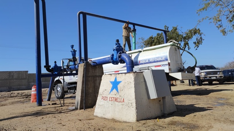 115 viajes de pipa con agua se distribuirán diariamente para colonias e instituciones de CSL