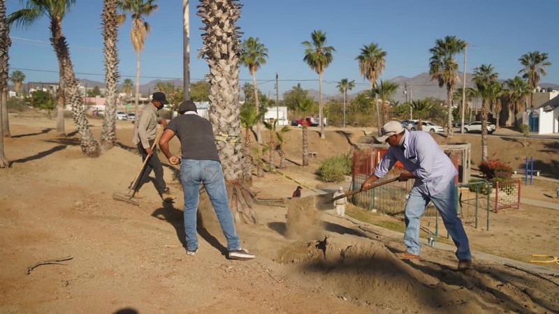 Reforzará servicios públicos limpieza de parque ante petición de niñas y niños de Los Cabos