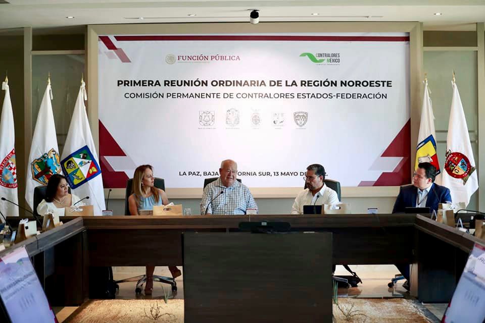 Inaugura Gobernador, primer reunión ordinaria de Contralores de la región Noroeste
