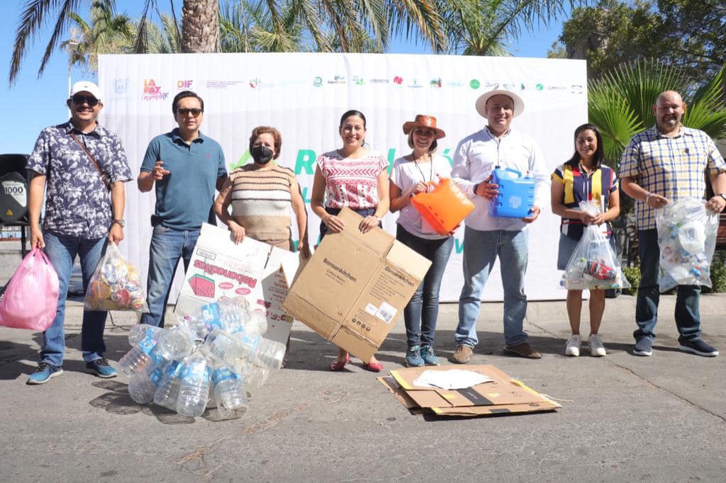 Buena respuesta en el inicio del ”Reciclatón La Paz 2022”