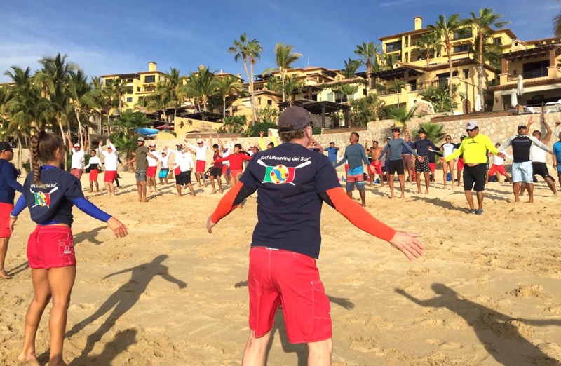 Inicia seminario de Rescate Acuático para salvavidas de Los Cabos