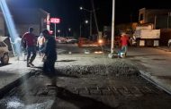 Gobierno del Estado avanza en pavimentación de calle F. Montoya