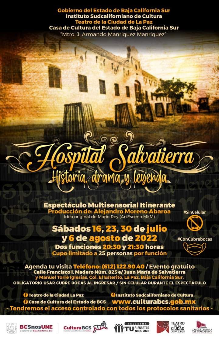 INVITAN A ESPECTÁCULO MULTISENSORIAL ITINERANTE SOBRE HISTORIA DE HOSPITAL SALVATIERRA