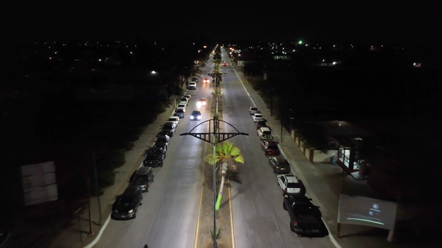 ENTREGA API BCS, LUMINARIAS EN PUERTO SAN CARLOS AL AYUNTAMIENTO DE COMONDÚ