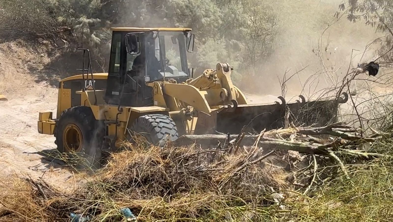 Continúa limpieza y desazolve de arroyos en La Paz