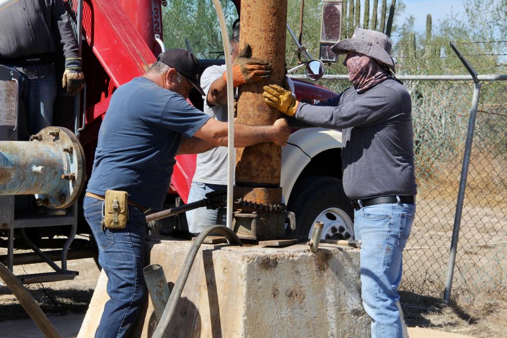 Se han incorporado a la red 110 litros de agua por segundo con rehabilitación de pozos