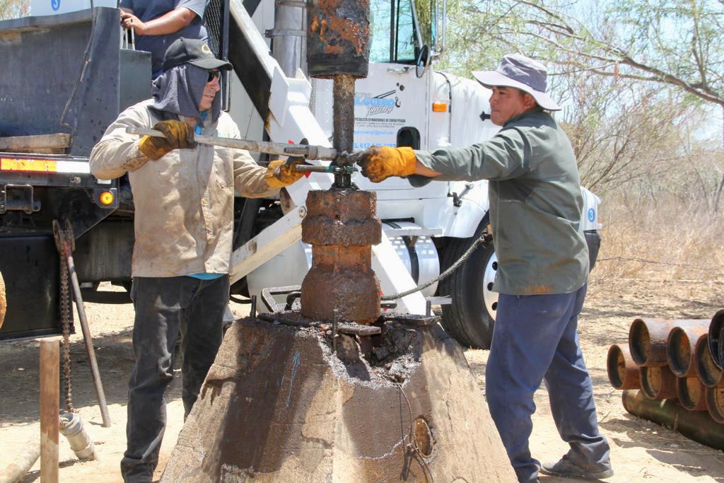 Se reincorpora el pozo 26, recuperando 35 litros de agua por segundo