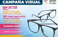 DIF Los Cabos te invita a aprovechar su Campaña Visual para adquirir lentes a bajo costo