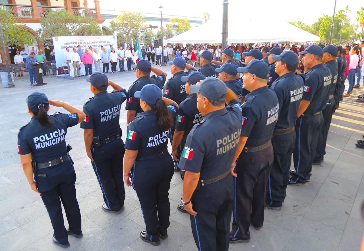 Conmemora Gobierno de Los Cabos el 77° aniversario de la creación de la Organización de las Naciones Unidas