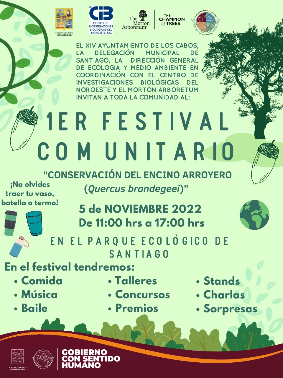 Invita Dirección de Ecología y Medio Ambiente al 1er Festival Comunitario en Los Cabos