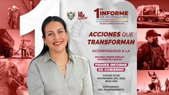 Presentará Milena Quiroga primer informe del Gobierno Municipal