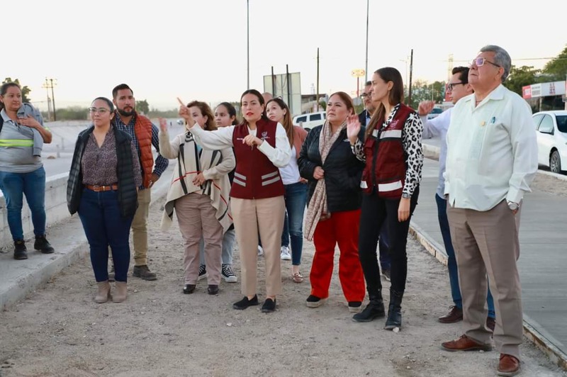 Supervisa Milena Quiroga obra del Canalecón en Camino Real