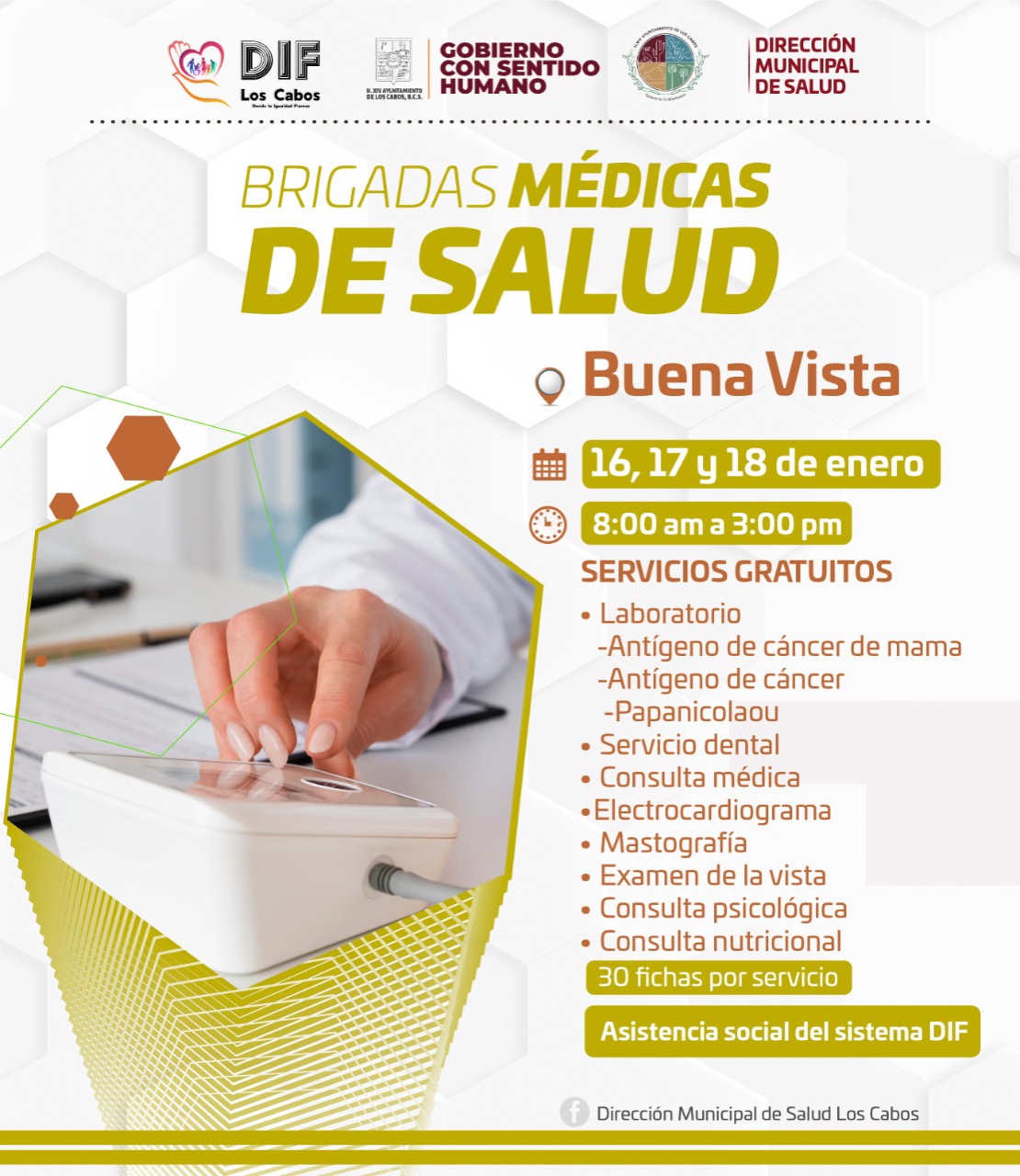 Por primera vez las “Brigadas Médicas de Salud”  llegan a Caduaño y Bella Vista