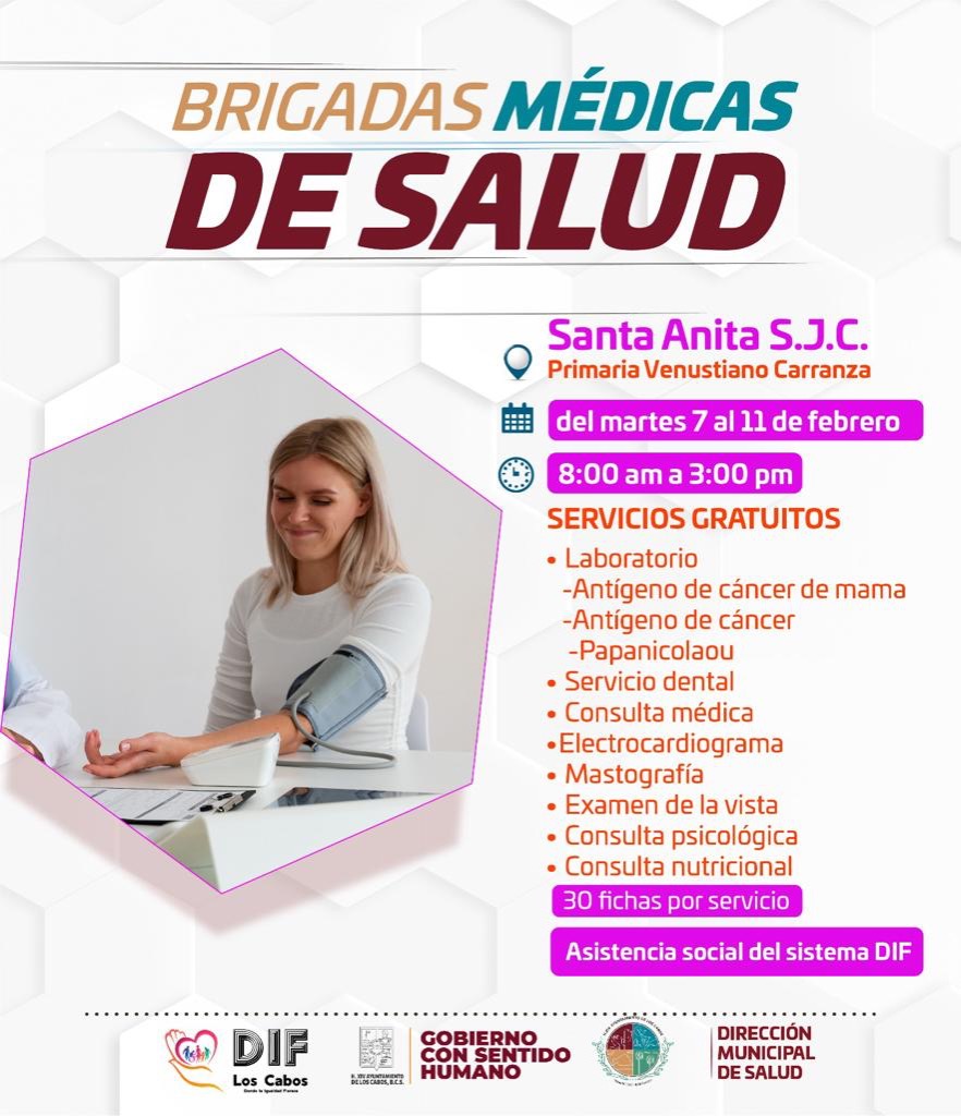 Vuelven las ”Brigadas Médicas de Salud” a San José del Cabo