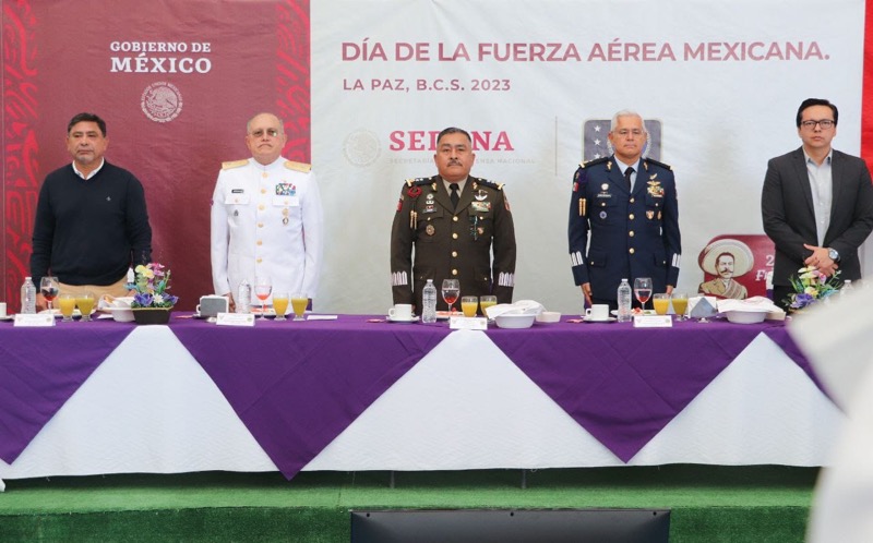 Fuerza Aérea Mexicana. esencial para la paz social de México y BCS: Homero Davis