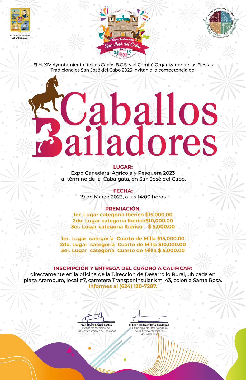 Gobierno municipal realizará concurso de caballos bailadores durante las Fiestas Tradicionales San José del Cabo