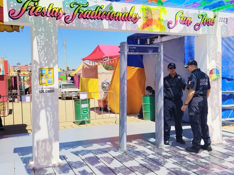 Con tecnología de punta, seguridad pública garantizó el bienestar de los más de 50 mil asistentes de las Fiestas Tradicionales de San José del Cabo 2023