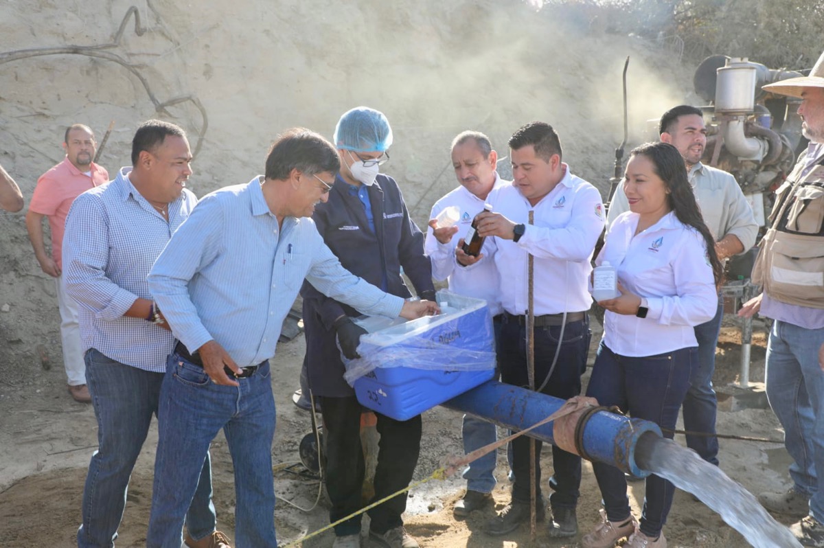 “El pozo No. 5 sumará más de 40 litros de agua potable por segundo para beneficio de 30 mil familias”: Oscar Leggs Castro