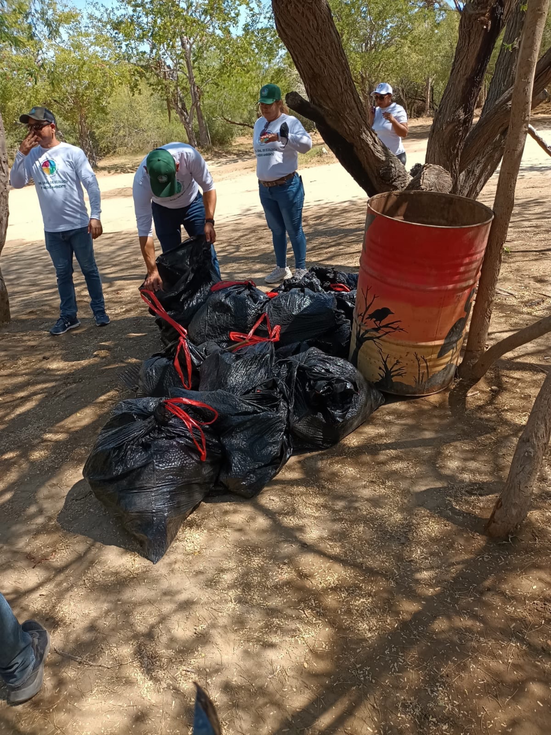 Más de 20 toneladas de lirio del Estero Josefino durante la mega jornada de limpieza