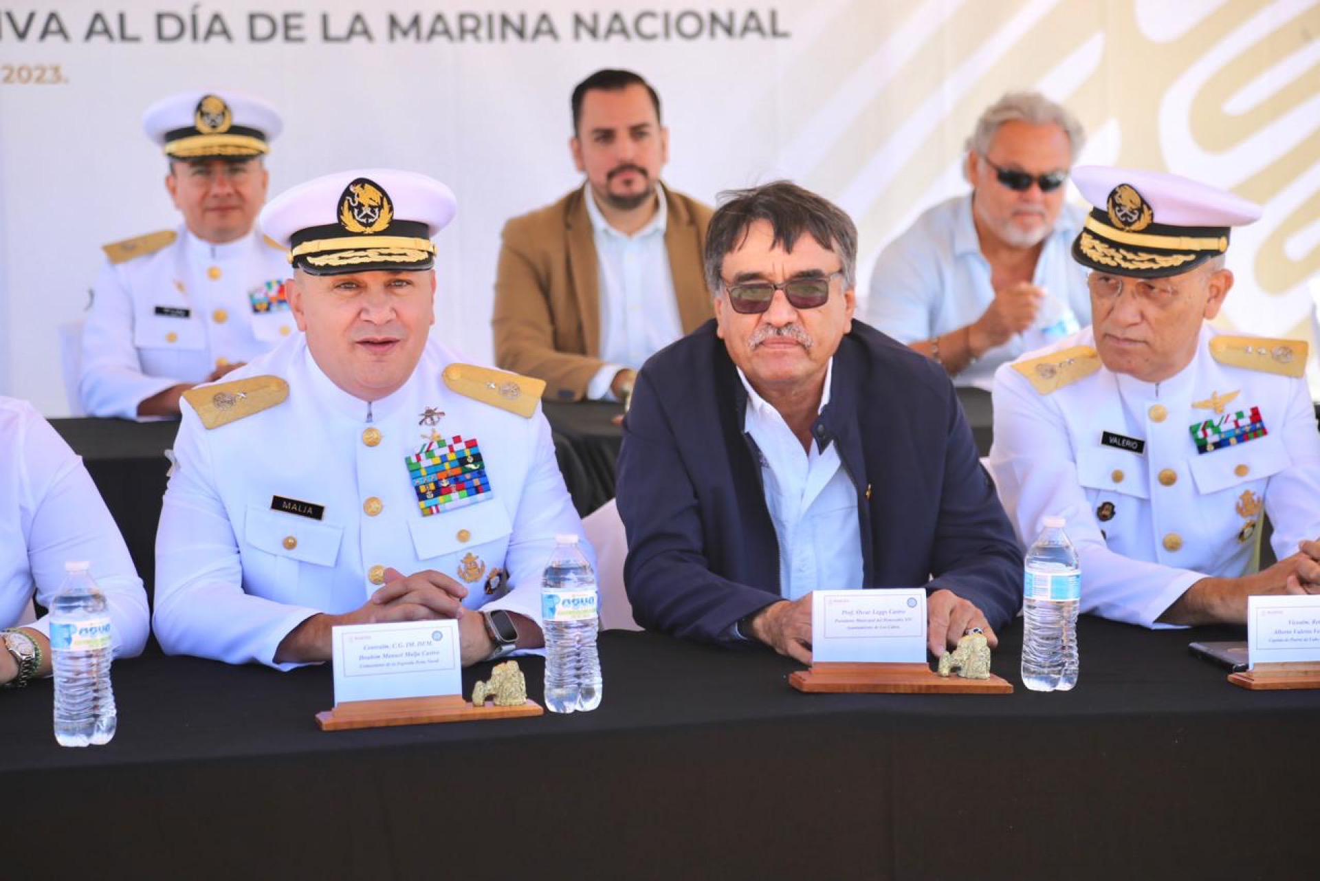 Reconocen autoridades municipales el actuar de la SEMAR para mantener la navegación segura y la protección de los litorales Sanluquenses