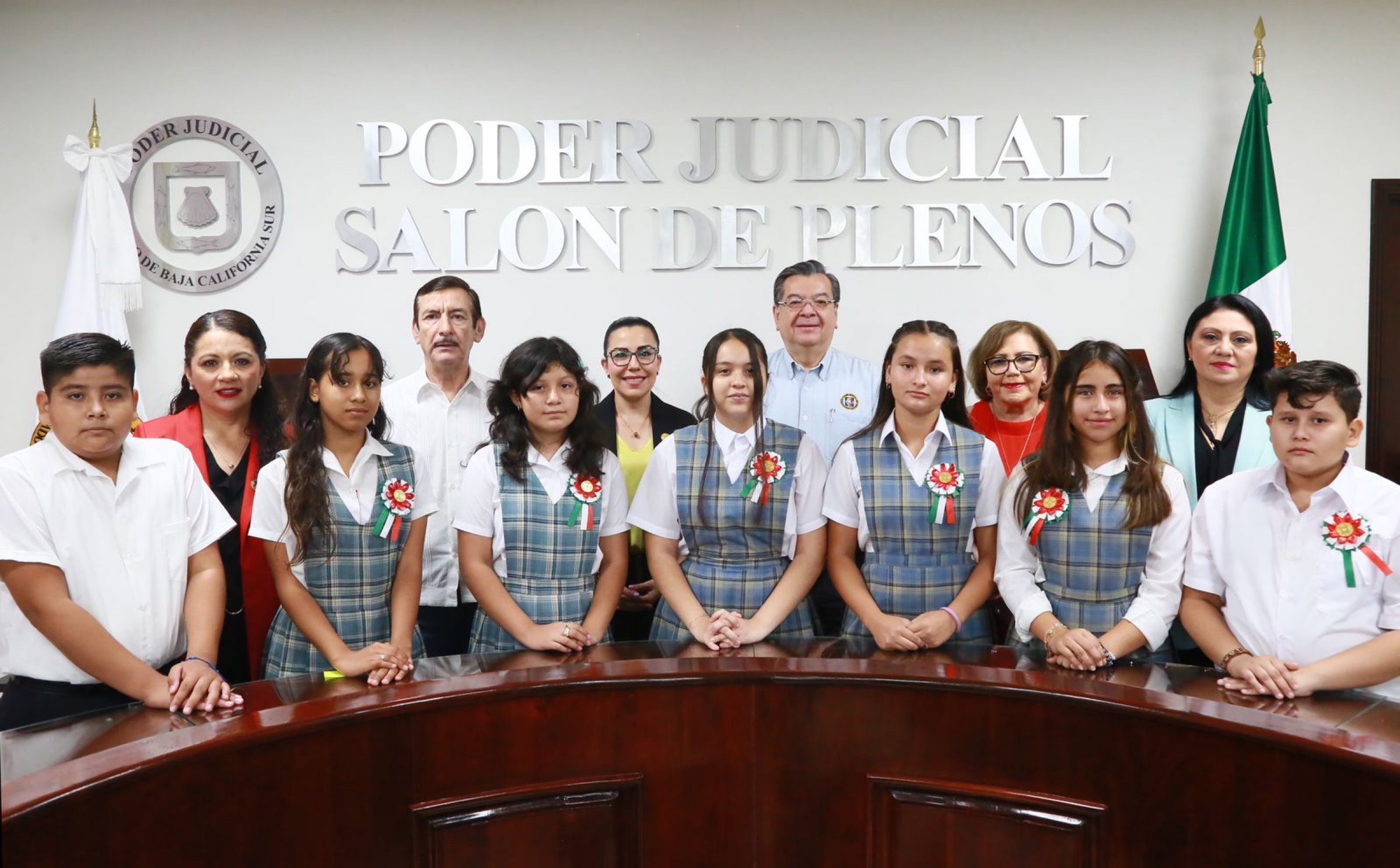 Sesiona Primer Pleno Infantil del Tribunal Superior de Justicia y del Consejo de la Judicatura de BCS