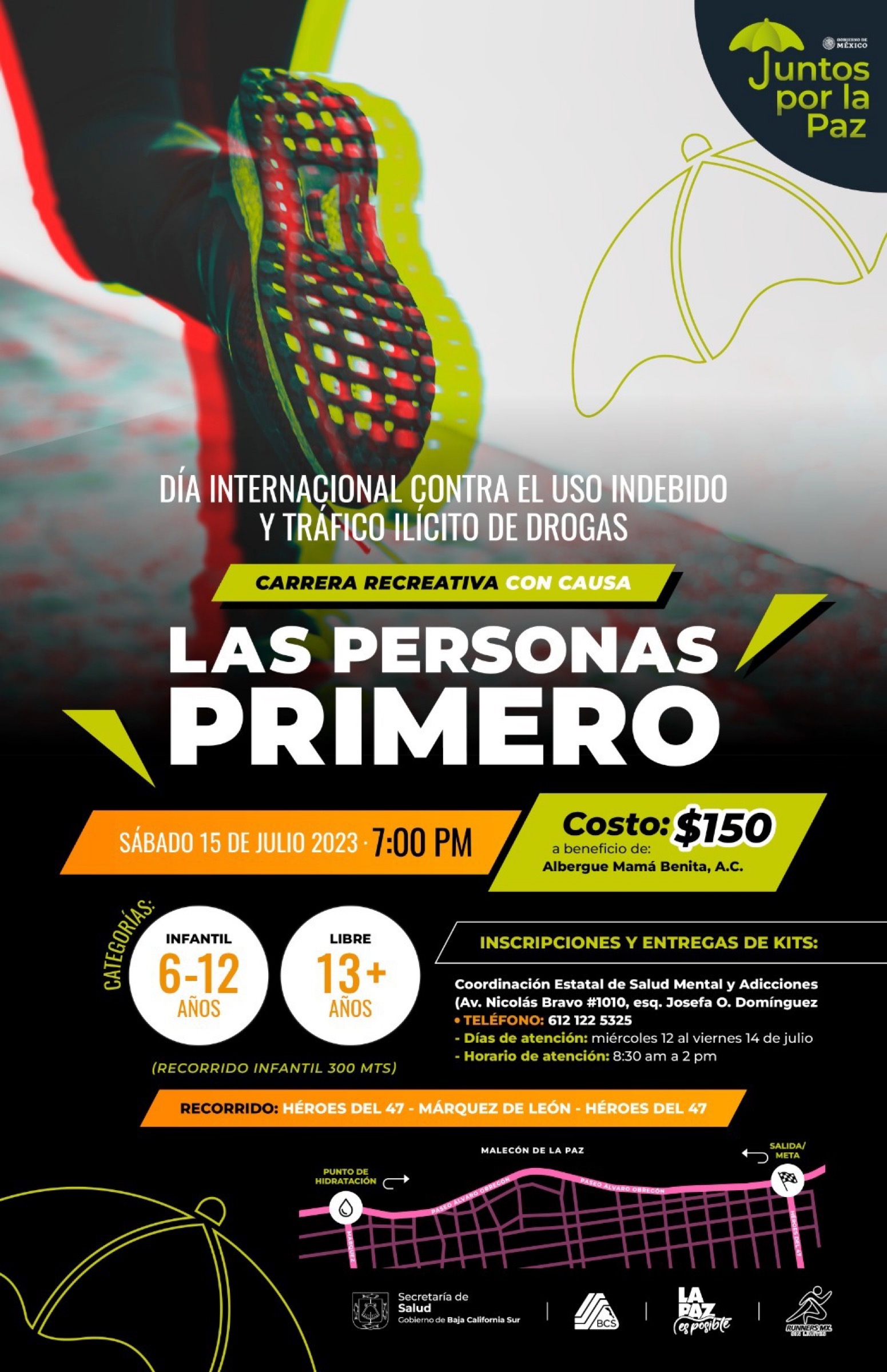 Invita Deporte Municipal a participar en la carrera “Las Personas Primeros”
