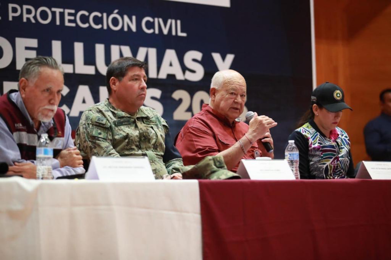 Evalúa Consejo Estatal de Protección Civil, primeras afectaciones de huracán Hilary en BCS