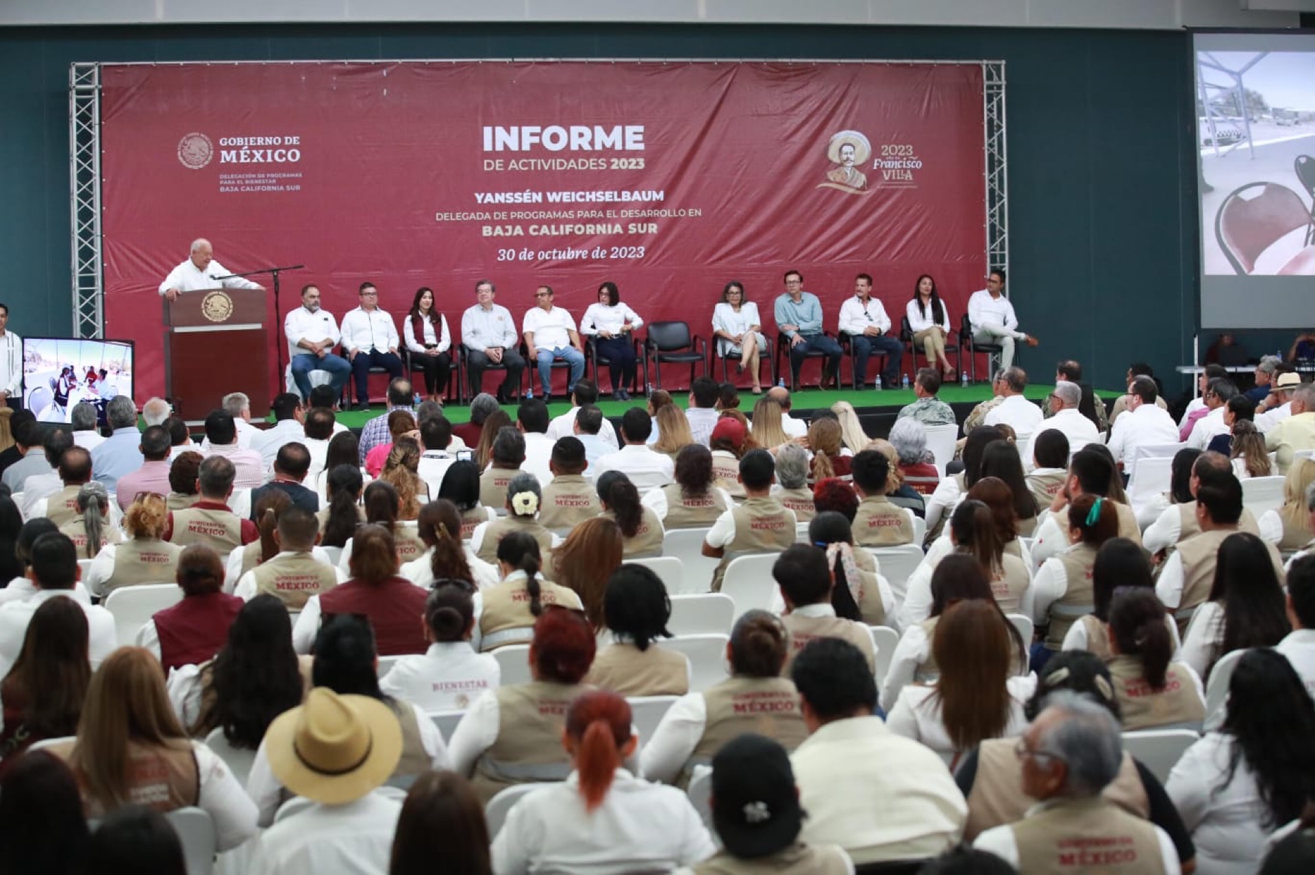 Reconoce Gobernador VCC, transformación de BCS con apoyo de Programas Federales de Bienestar