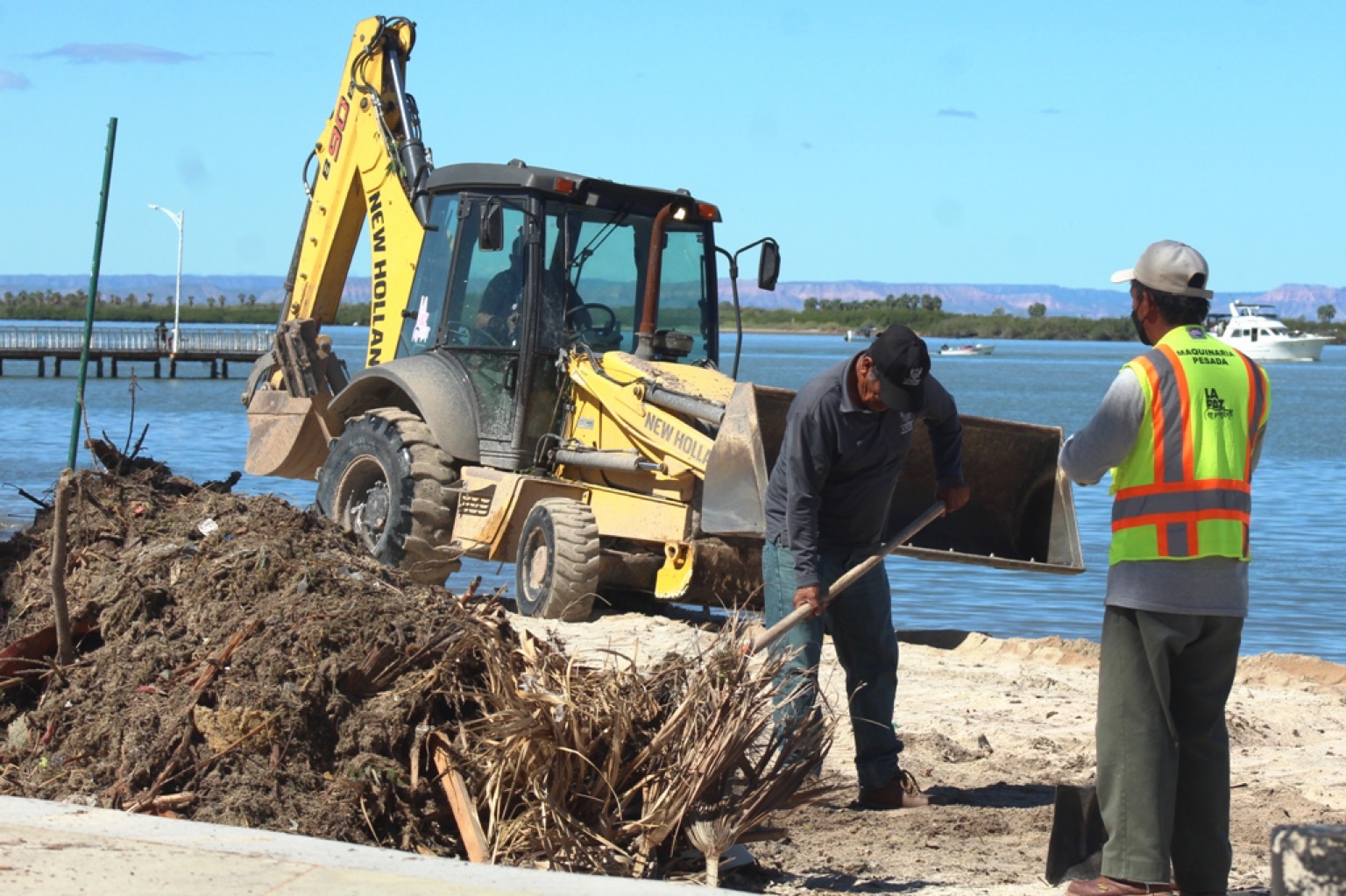 Recolecta Servicios Públicos más de 88 toneladas de residuos en el Malecón de La Paz