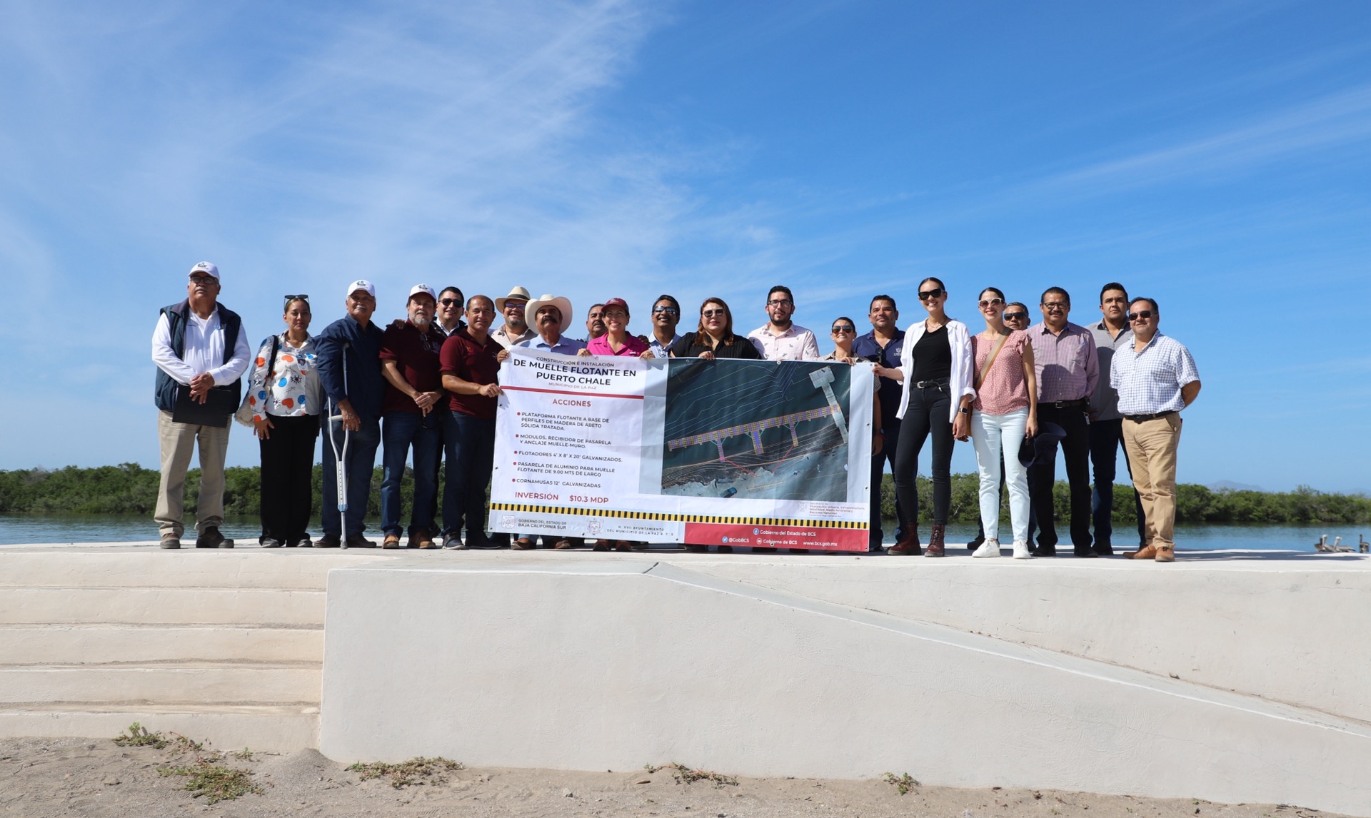Anuncian construcción del muelle de Puerto Chale