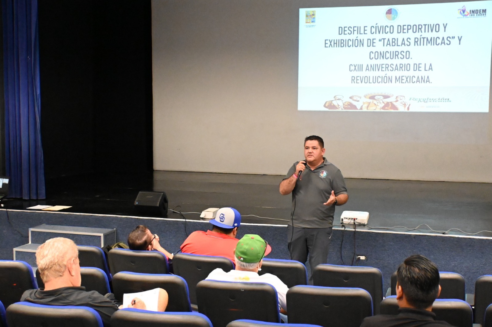 Prepara IMDEM Los Cabos desfile cívico, exhibición y concurso de tablas rítmicas para conmemorar el 113º Aniversario de la Revolución Mexicana