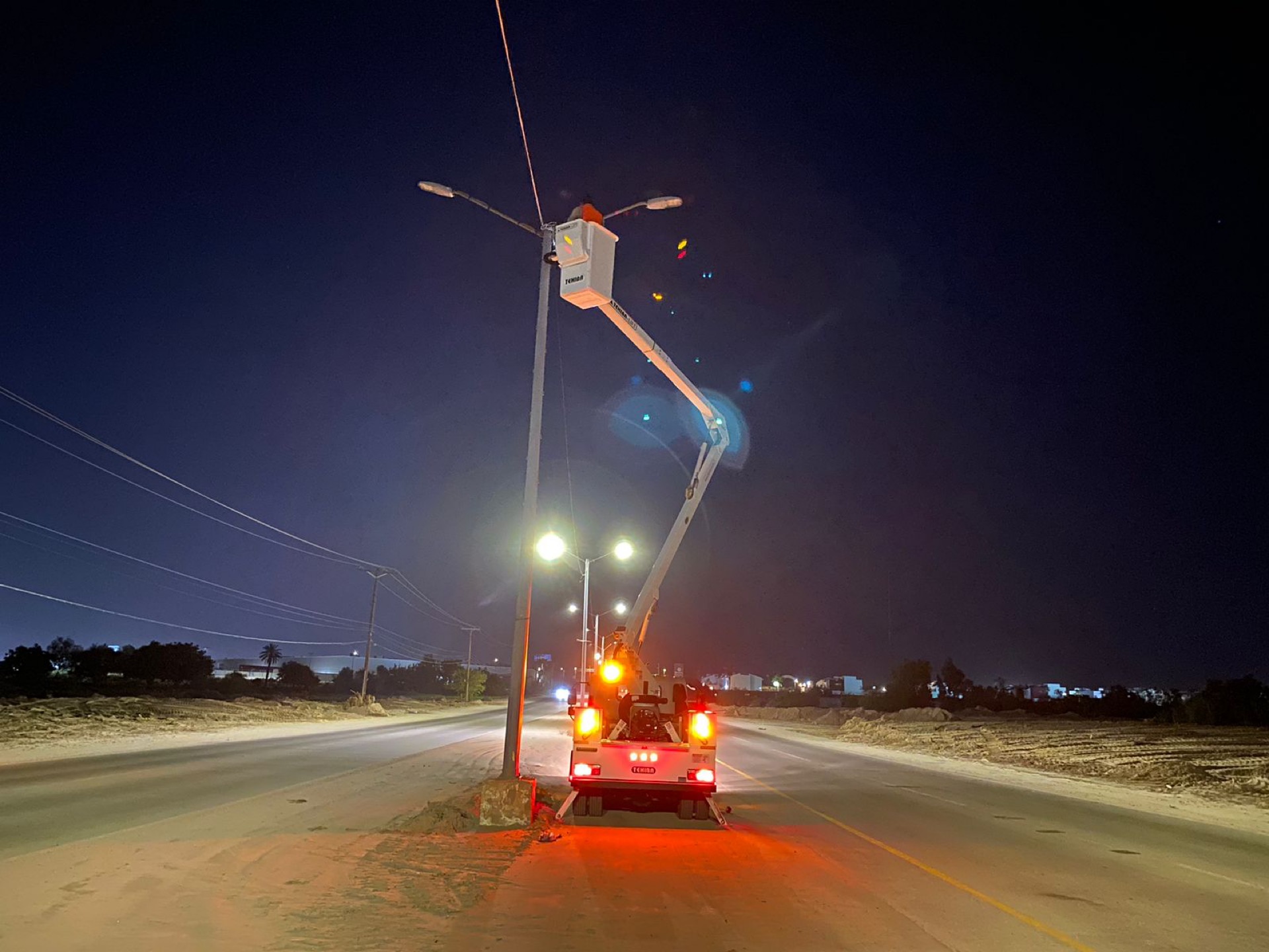 En 3 días repara Servicios Públicos Municipales 800 luminarias en La Paz