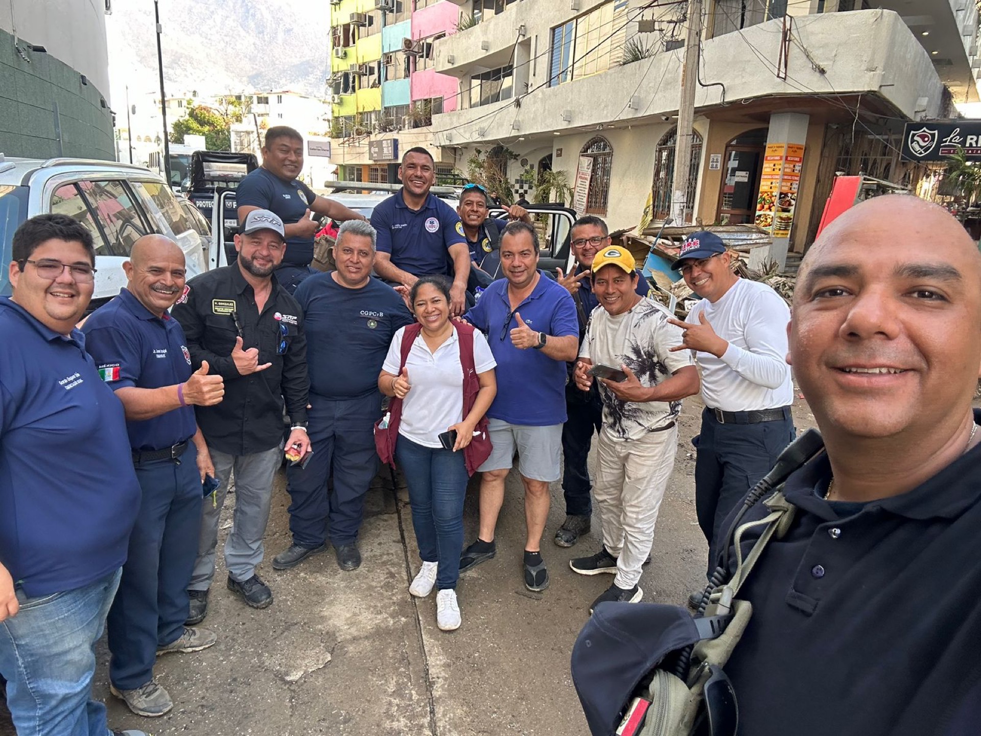 Concluyen trabajos de ayuda de bomberos de CSL en Acapulco